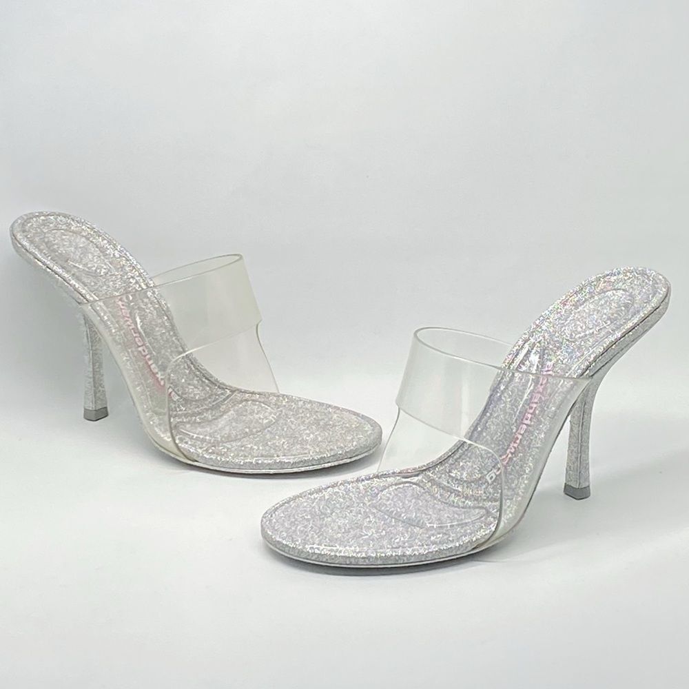 Alexander Wang Glitter Stiletto Sandals size 39